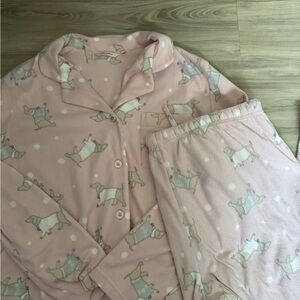 La Vie En Rose Pink Dog Pyjamas